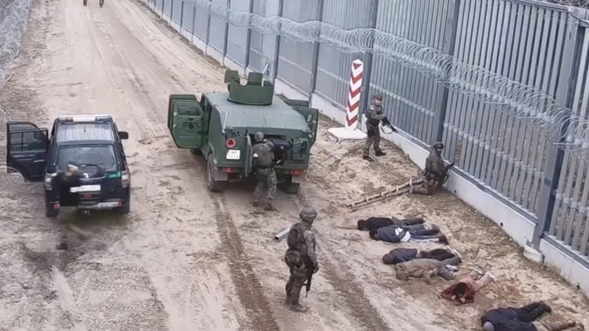 Migranci użyli palnika do metalui, by 