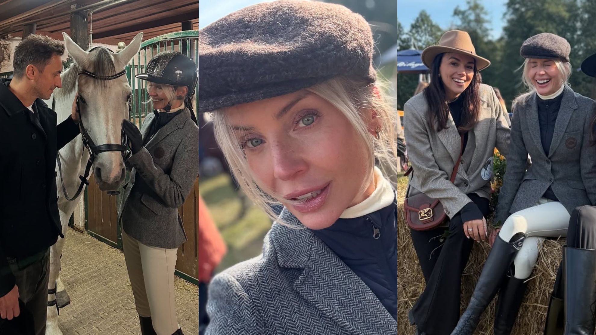 Agnieszka Woźniak-Starak na Hubertusie w Gałkowie