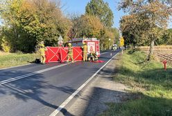 Wypadek pod Gnieznem. Nie żyje rowerzystka