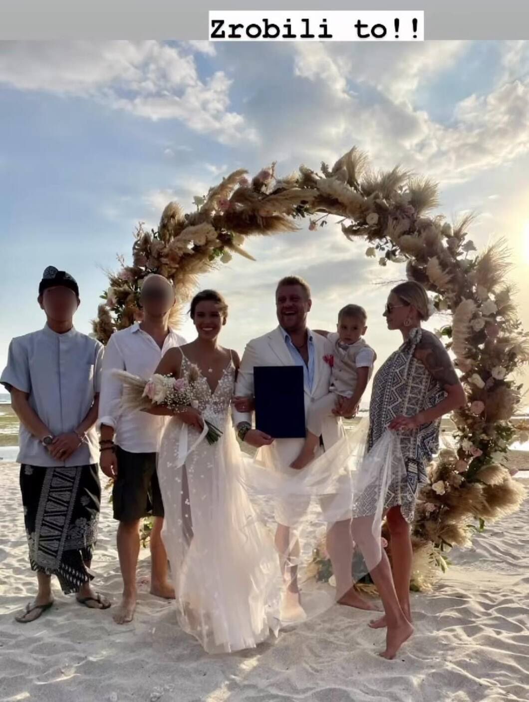 Tomasz Jakubiak wziął ślub na Bali