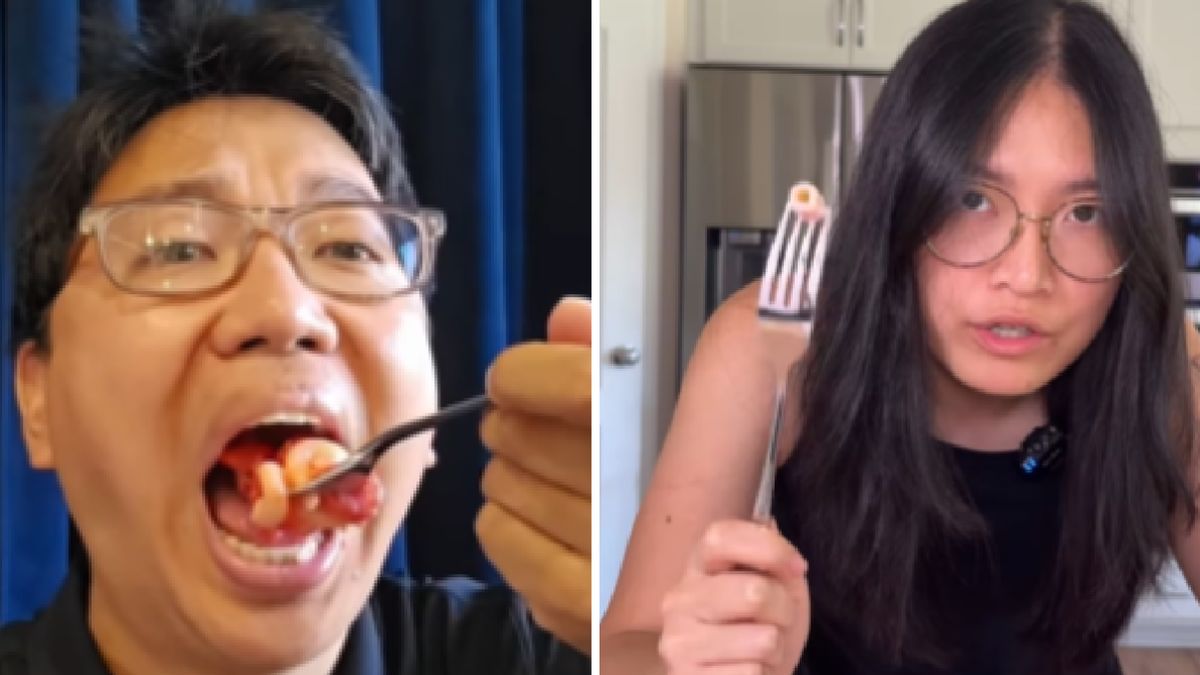 Azjaci przetestowali makaron z truskawkami