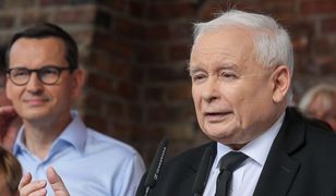 Kaczyński na pikniku. Nie uniknął wpadki