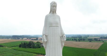 Gigantyczny posąg Matki Boskiej już na ukończeniu. Tak wygląda