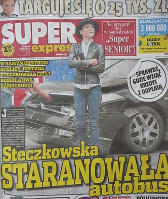 Steczkowska jest piratem drogowym!