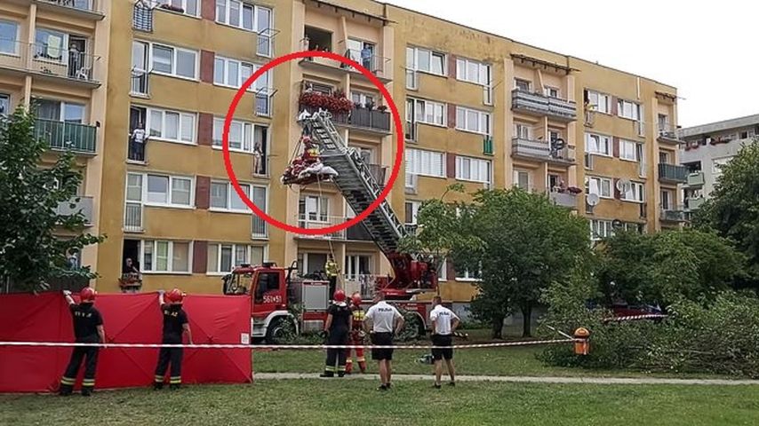 Akcję zabezpieczała policja