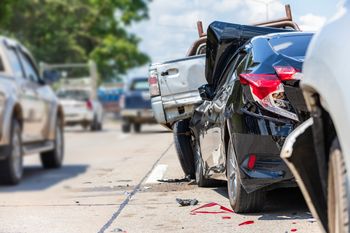 Wypadek na autostradzie A4 między Brzeskiem a Bochnią. Duże utrudnienia na pasie w kierunku Tarnowa. Na miejscu działają służby ratunkowe