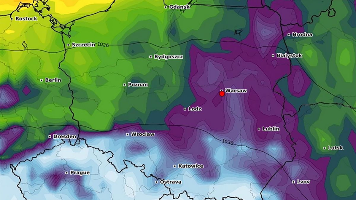 Podmuchy wiatru mogą pojawić się tylko na północy kraju