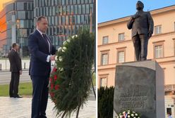 Nawrocki oddał hołd Lechowi Kaczyńskiemu. Jest nagranie