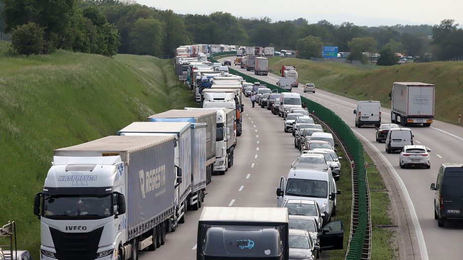 Korki na dolnośląskim odcinku autostrady A4 (zdj. ilustracyjne).