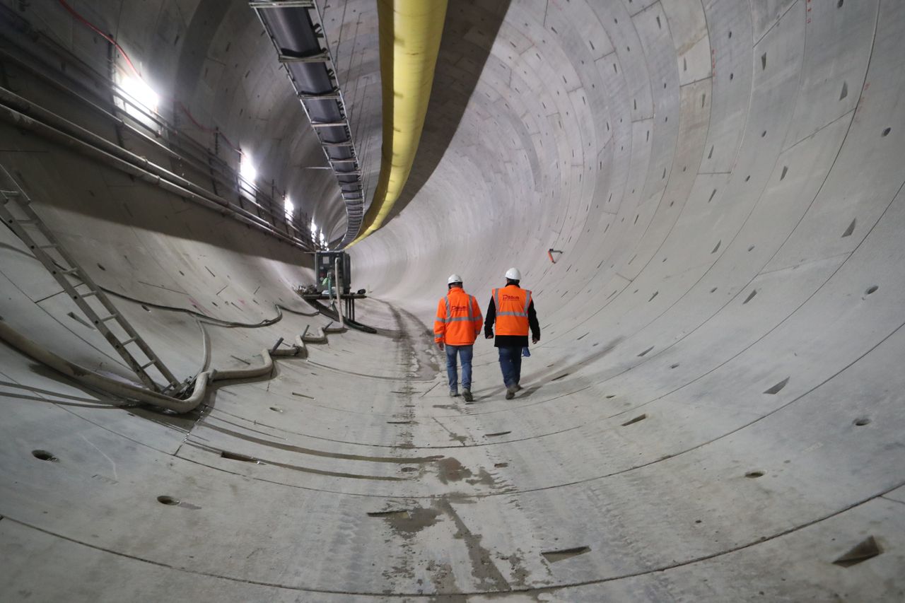 Tak wyglądała budowa tunelu średnicowego pod Łodzią