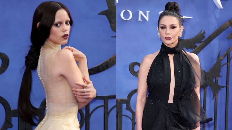 Ortega i Zeta-Jones brylują na premierze "Wednesday"