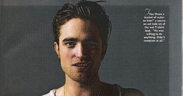 Mokry Pattinson. Sexy?