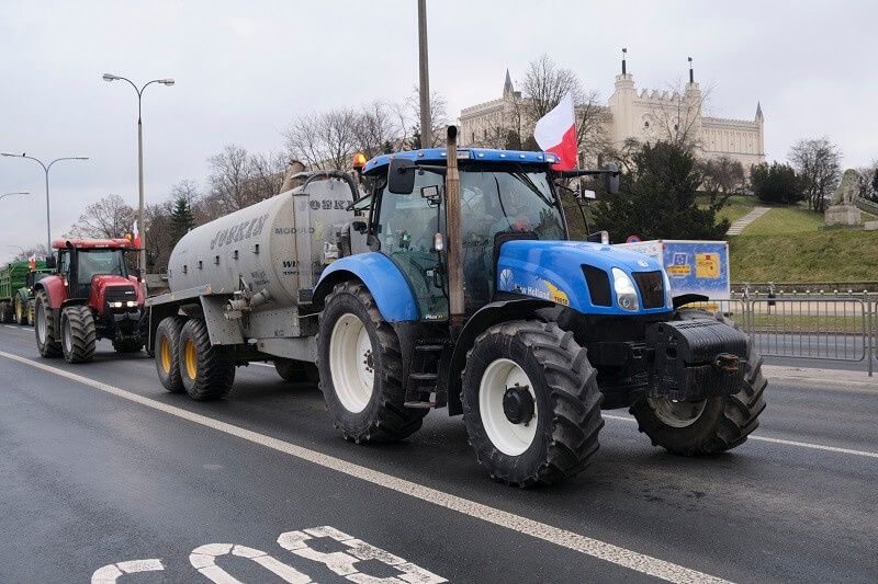 protest rolników agrounia lublin