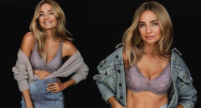 Małgorzata Socha reklamuje bieliznę