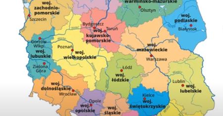 Myślisz, że masz mapę Polski w małym palcu? Dopasuj miasto do województwa
