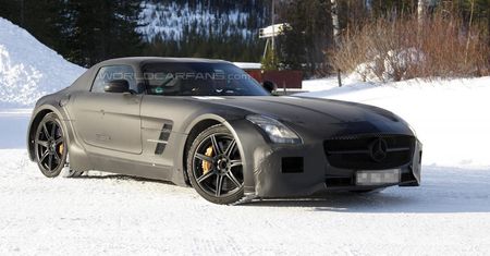Mercedes SLS AMG Black Series przyłapany po raz kolejny