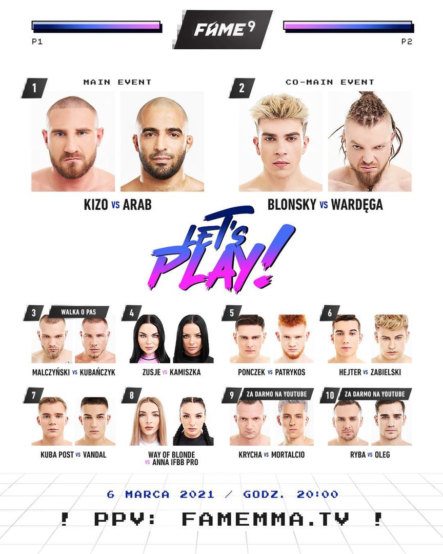 Fame MMA 9. Gdzie oglądać?