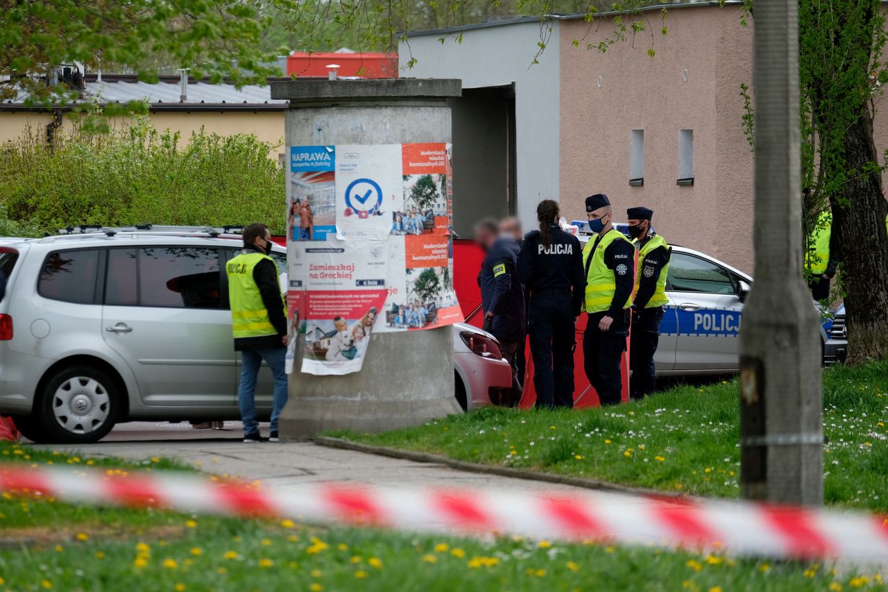 Racibórz. Miejsce śmiertelnego postrzelenia policjanta 