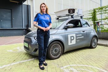 Pani Agnieszka prowadziła e-kontrole. Nagle w pas zieleni wjechało auto