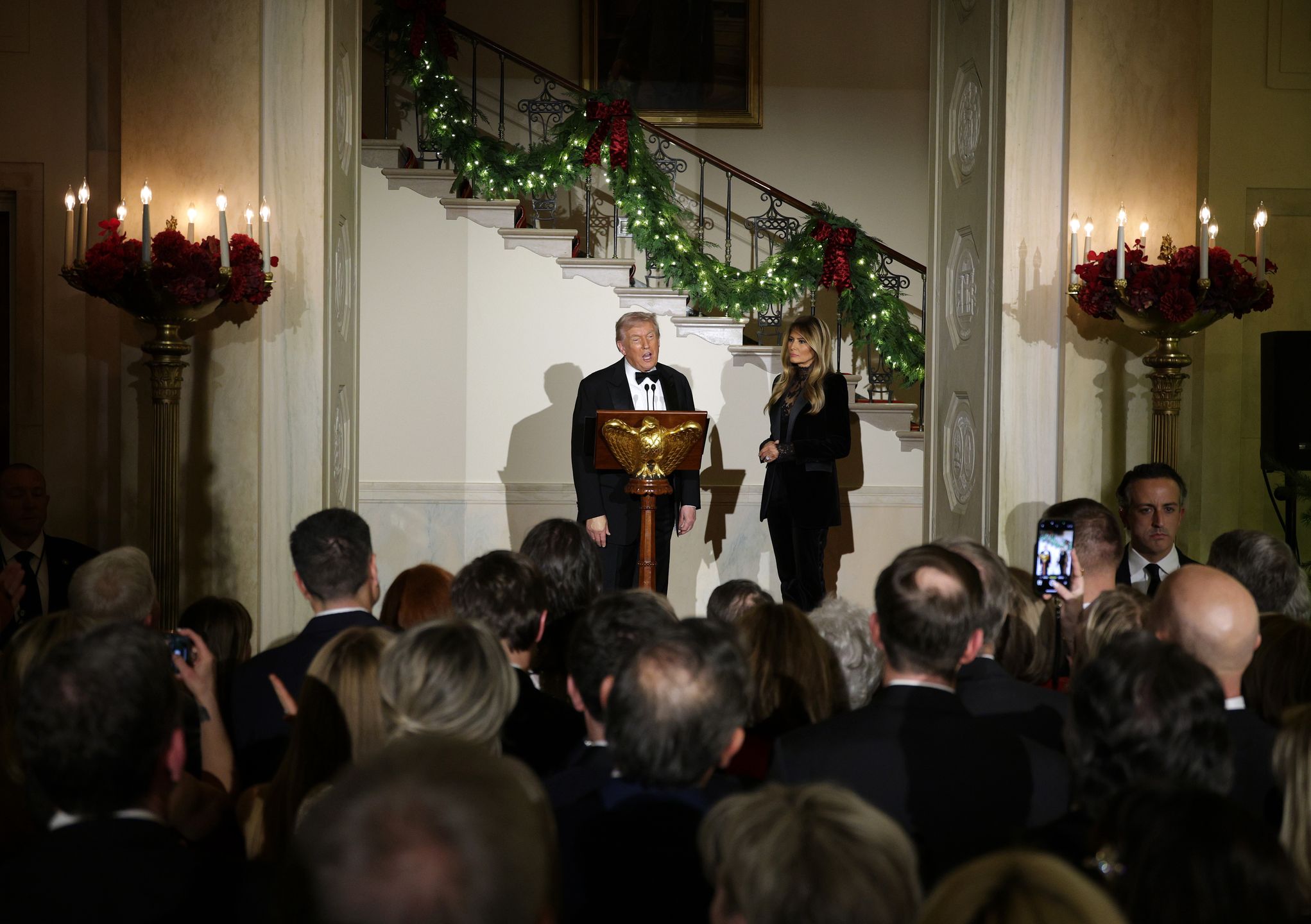 Donald Trump i Melania Trump na Balu Kongresowym