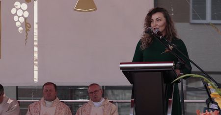 Zdjęcie z kościoła w Szczebrzeszynie. Jezuita nie wytrzymał