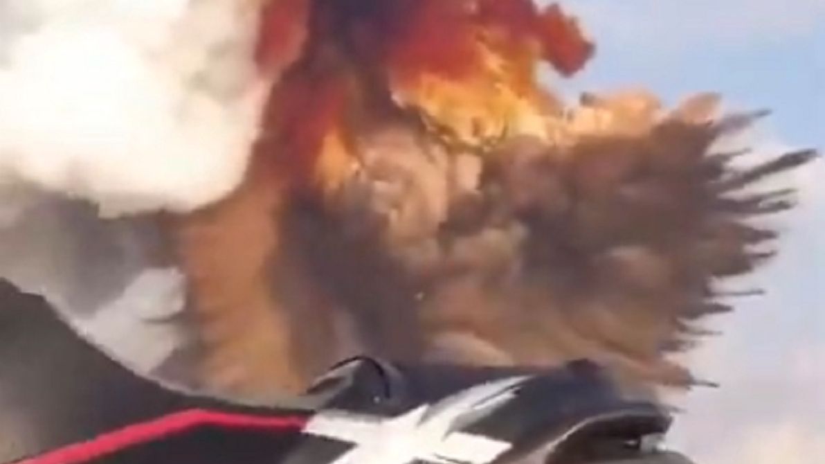 Nagranie wybuchu w Bejrucie