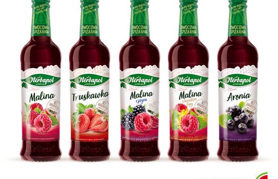 Agencja Huddleston Melon Design zaprojektowała nowy wizerunek dla syropów Herbapol Lublin