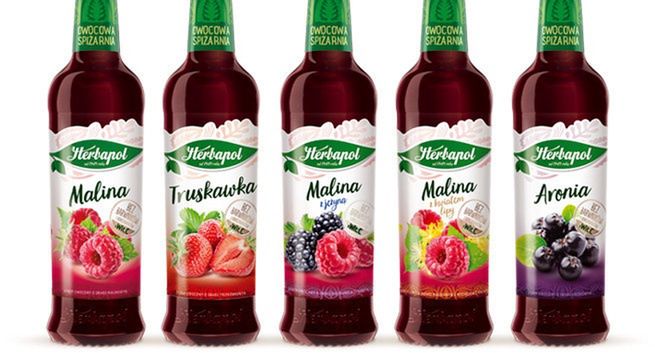 Agencja Huddleston Melon Design zaprojektowała nowy wizerunek dla syropów Herbapol Lublin