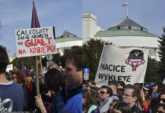 Tysiące osób protestowały pod Sejmem przeciwko ustawie antyaborcyjnej! (ZDJĘCIA)