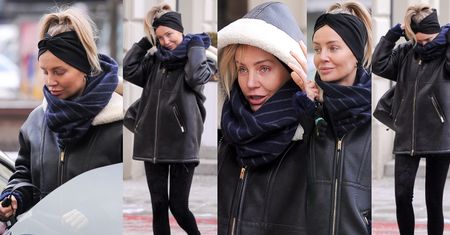 Skromna Agnieszka Szulim uśmiecha się błogo do paparazzi (ZDJĘCIA)