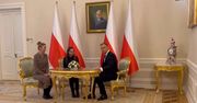 Żony Kamińskiego i Wąsika w Pałacu Prezydenckim. Spotkanie z Dudą