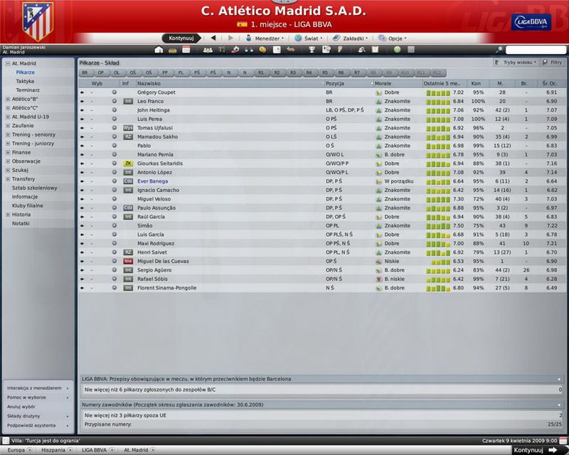 GRRRecenzja: Football Manager 2009 (PC) 4
