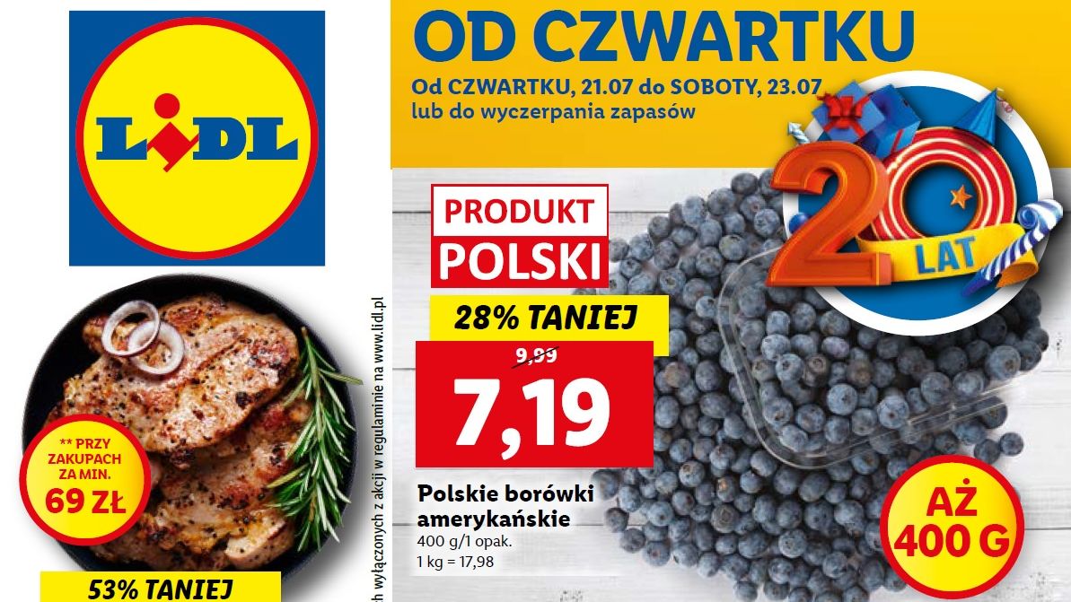 Lidl gazetka od czwartku 21 lipca [21.07 22]