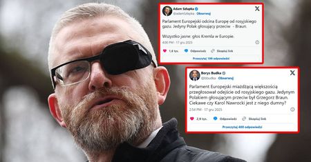 Braun zagłosował za rosyjskim gazem. W sieci lawina komentarzy