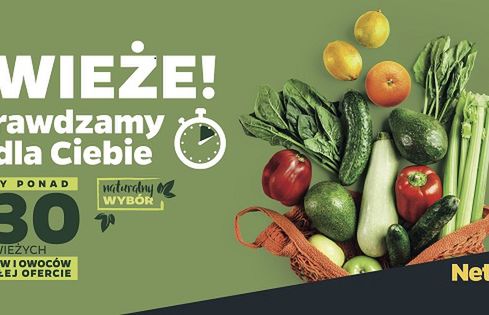 Netto promuje ofertę świeżych warzyw i owoców