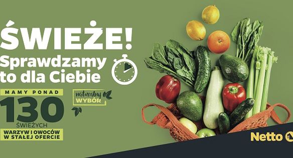 Netto promuje ofertę świeżych warzyw i owoców