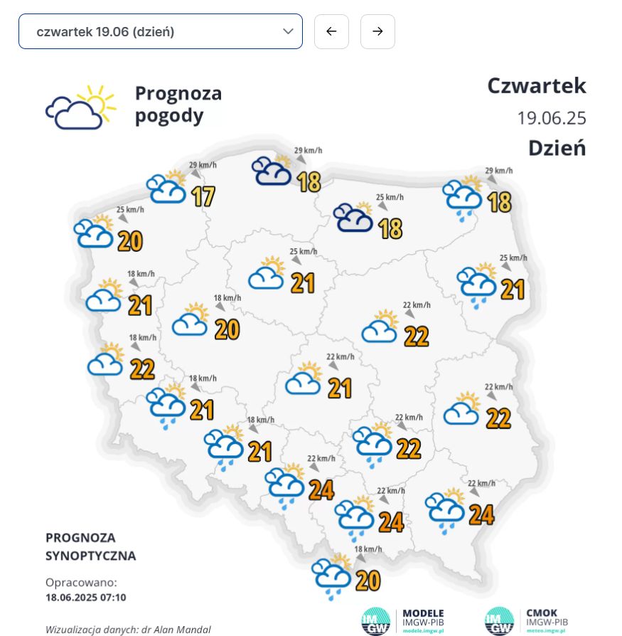Czy pogoda w Boże Ciało będzie sprzyjać wypoczynkowi?