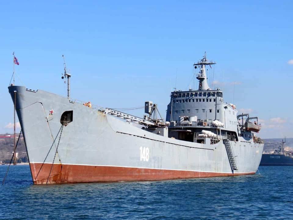Rosjanie stracili okręt desantowy "Orsk".
