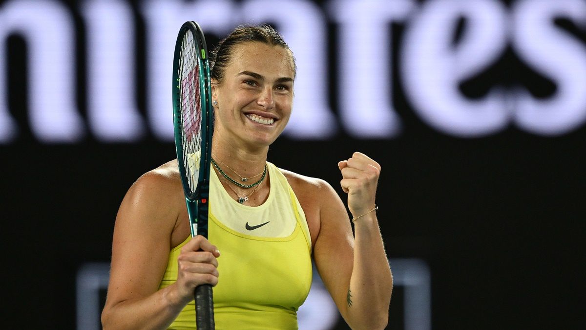 Aryna Sabalenka w finale Australian Open.