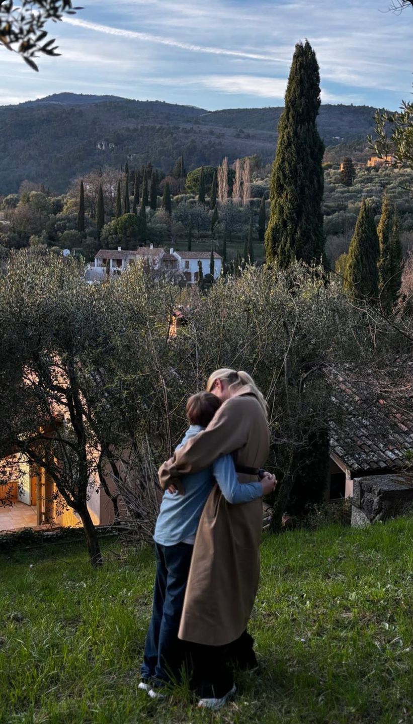 Małgorzata Kożuchowska z synem