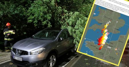 Potężny front nad kanałem La Manche. Załamanie pogody idzie do Polski