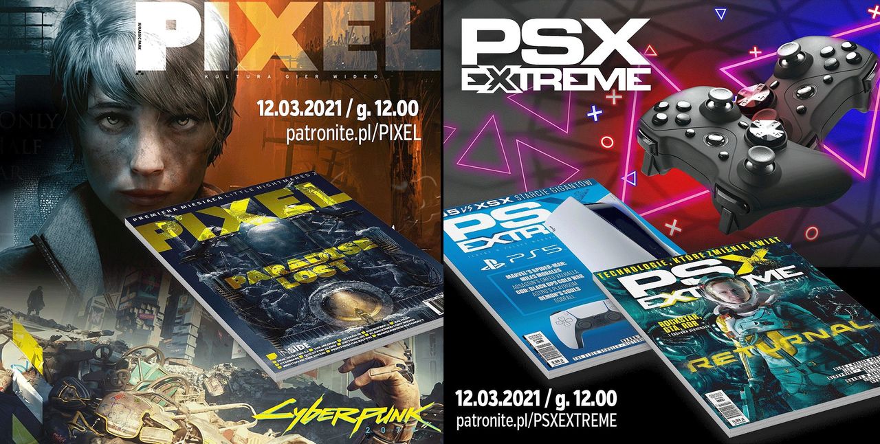 Magazyny Pixel i PSX Extreme