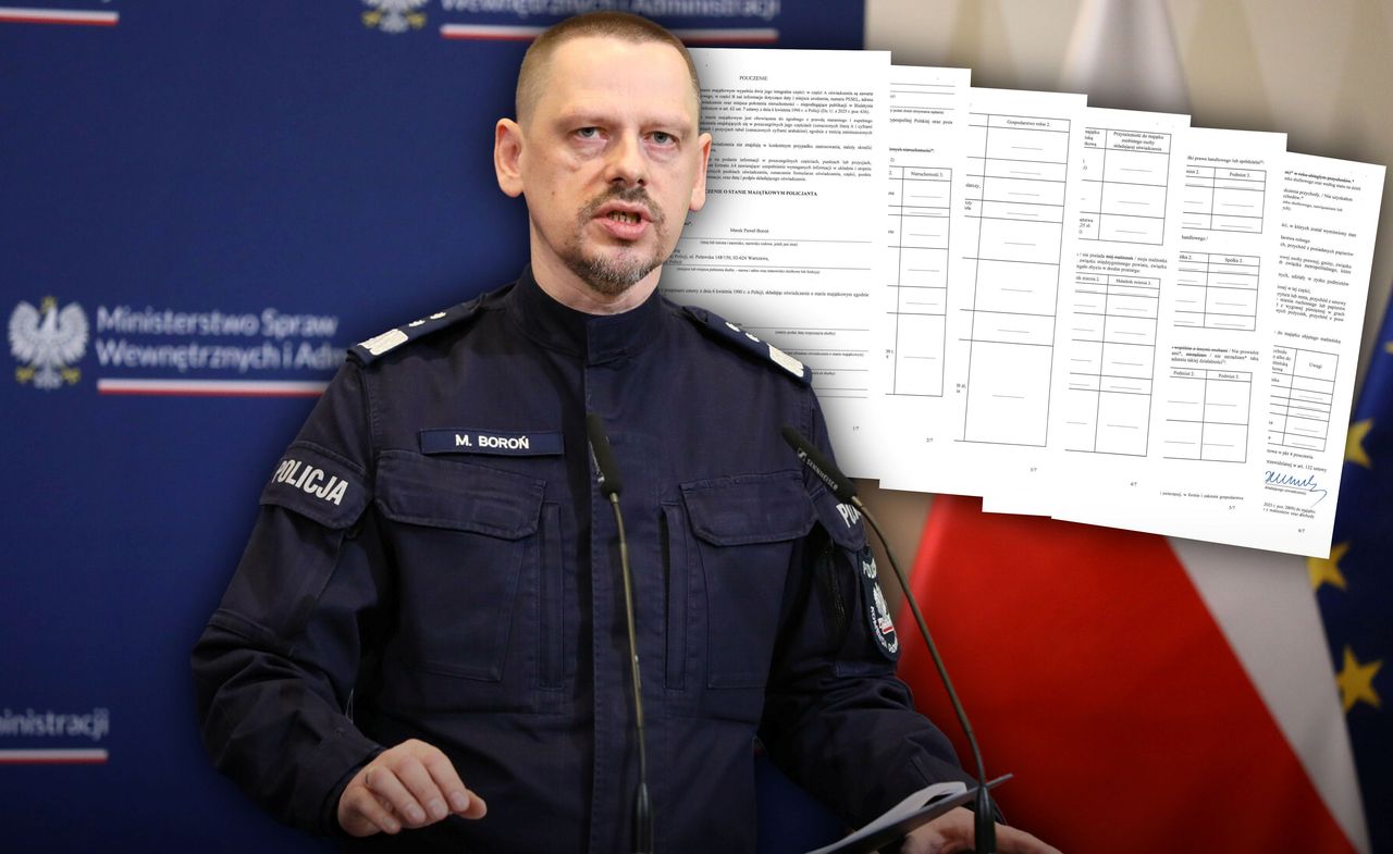 Wysoka pensja, sowita nagroda. Szef polskiej policji ujawnił swój majątek