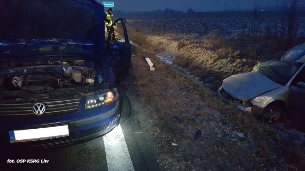 Mazowsze. Tragiczny wypadek samochodowy, nie żyje policjant