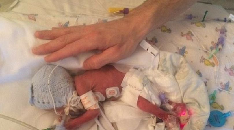 ''On nie powinien tu być'' - chłopczyk urodził się w 23. tygodniu ciąży i przeżył