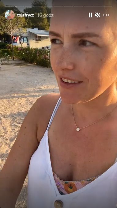 Olga Frycz relacjonuje pobyt w Chorwacji. Pokazała m.in. przejażdżkę kolejką