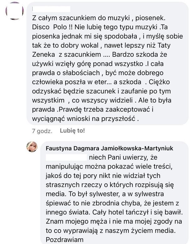Żona Daniela Martyniuka NICZYM LWICA staje w obronie ukochanego: "Śpiewać w sylwestra TO NIE ZBRODNIA!"