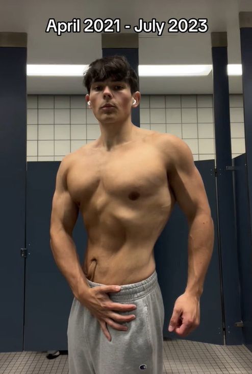 Tiktoker w ciągu dwóch lat schudł 60kg!