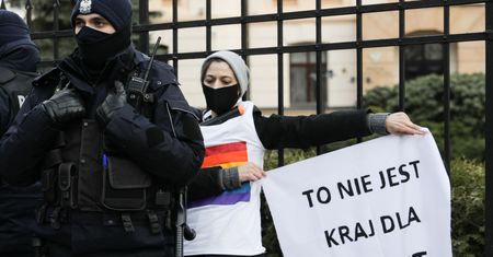 Protest aktywistów Strajku Kobiet przed TK