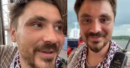 Daniel Martyniuk, syn milionera ciężko pracuje na statku. Pokazał wideo
